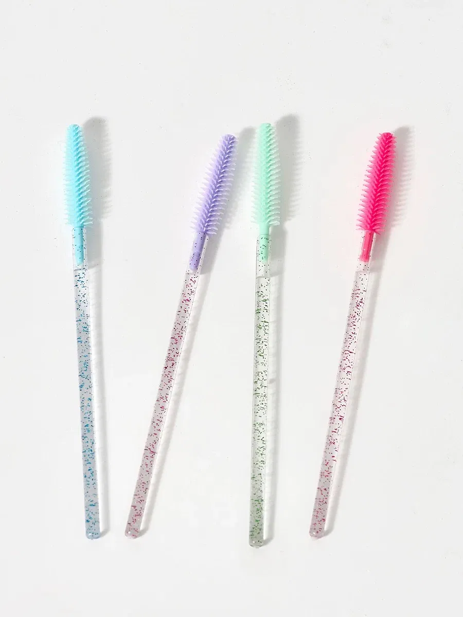 Disposable Mascara Wands Eyelash Brush Spoolies for Eyebrow Eye Lash Extension Colorful Wholesale Beauty Tools