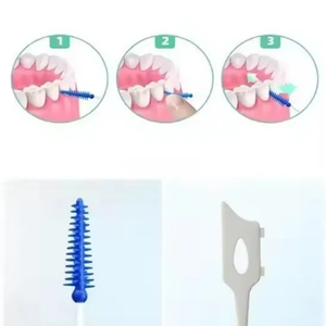 I Shape Dental Toothpick Orthodontic Tooth Brush Dental Interdental Brushes Dental Floss Picks Silicone Toothpick