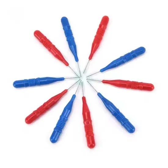 ISO Approved I Shape Stainless Steel Wire Teeth Clean Refillable Orthodontic Tooth Brush Dental Interdental Brush at Best Price
