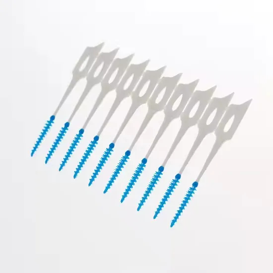 Mini Toothbrush Soft Customized Logo Disposable Dental Cleaning Interdental Brush Toothpick