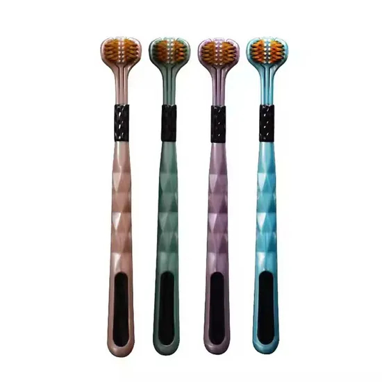 Custom Logo Extra Soft Bristle Toothbrush for Adults with Nano Charcoal Bristles OEM Home Use Tooth Brush