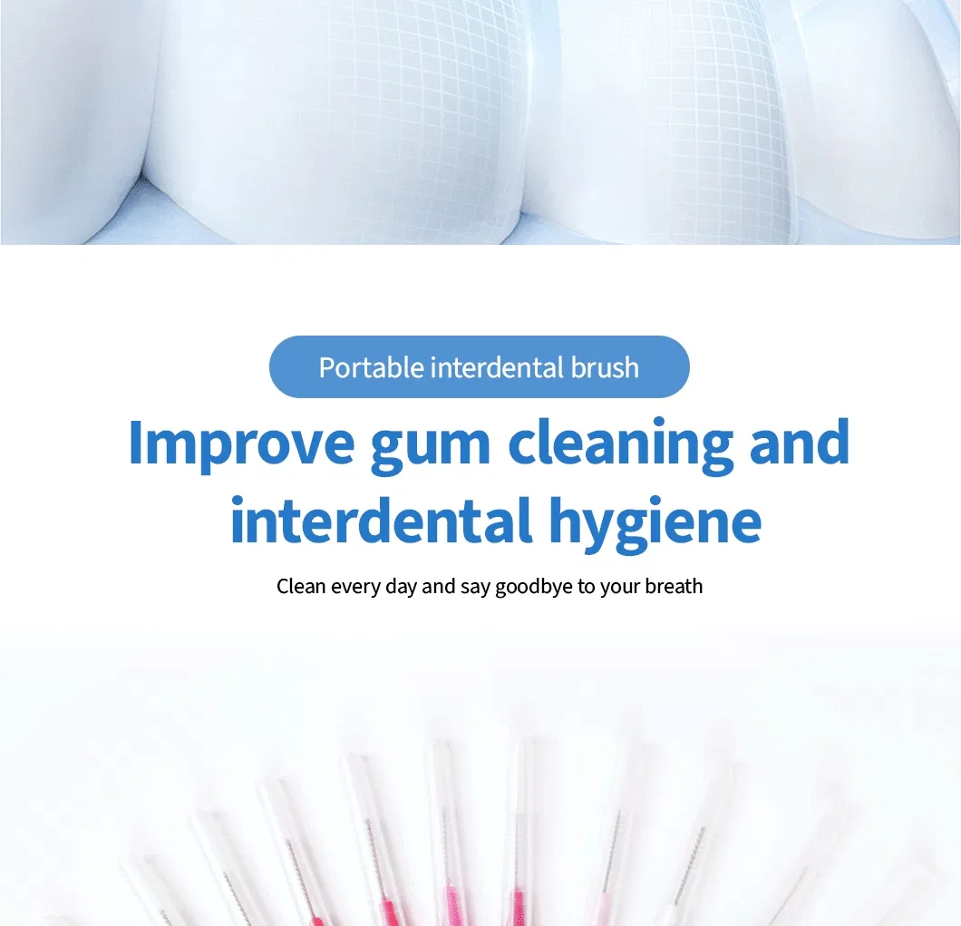 Orthodontic Cleaning 0.5mm Interdental Brush 360 Degree Interdental Brush