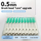 High Quality Silicone Interdental Brush Soft Bristles for Teeth Cleaning Dental Care Oral Hygiene Reusable