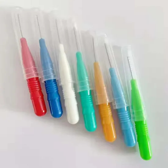 Portable Pagoda Type Dental Interdental Brush Easy Removal of Food Debris Interproximal Stick Toothpick for Adults Interdental Brush with Fast Delivery