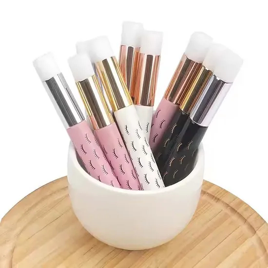 Eyelash Extensions Lash Shampoo Brushes Foam Shampoo Eyelash Cleaning Brushes Nose Brush