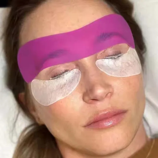 Newest Design Reusable Brow Beauty Products Brow Lift Patch Free Sample High Quality Silicone Brow Patch