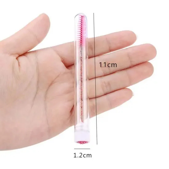 Wholesale Custom Yellow Diamond Makeup Brushes with Travel Case Squeeze Lip Gloss and Lipstick Tubes Vendor's Mascara Brushes