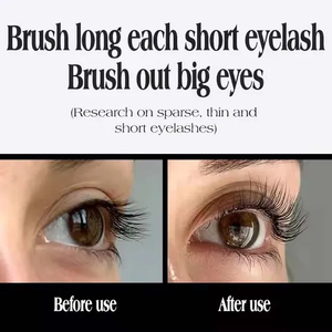 Long-Lasting Waterproof for Mascara Steel Tube Smudge-Proof Mineral Enriched Cream Formula for Sensitive Eyes or Oily Lids