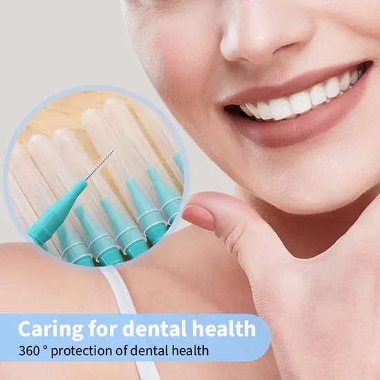Mini PP Interdental Brush Custom Interdental Brush Pagoda Type Interdental Brush