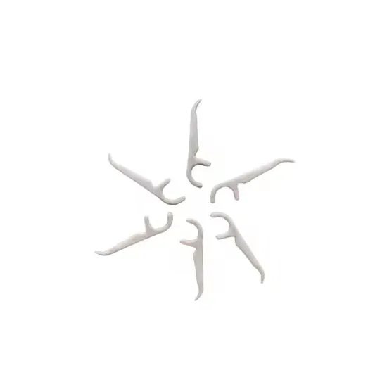 Factory Supply No Break & No Shred Floss Mint Dental Floss Picks Silicone Dental Floss