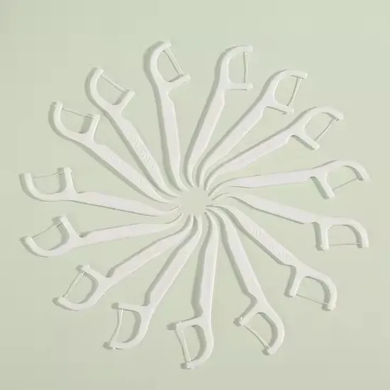 Custom Made Family Dental Flossers Bar Tooth Picks High Tension Fine Sliding Floss Stick Teeth Pick Floss 50PCS