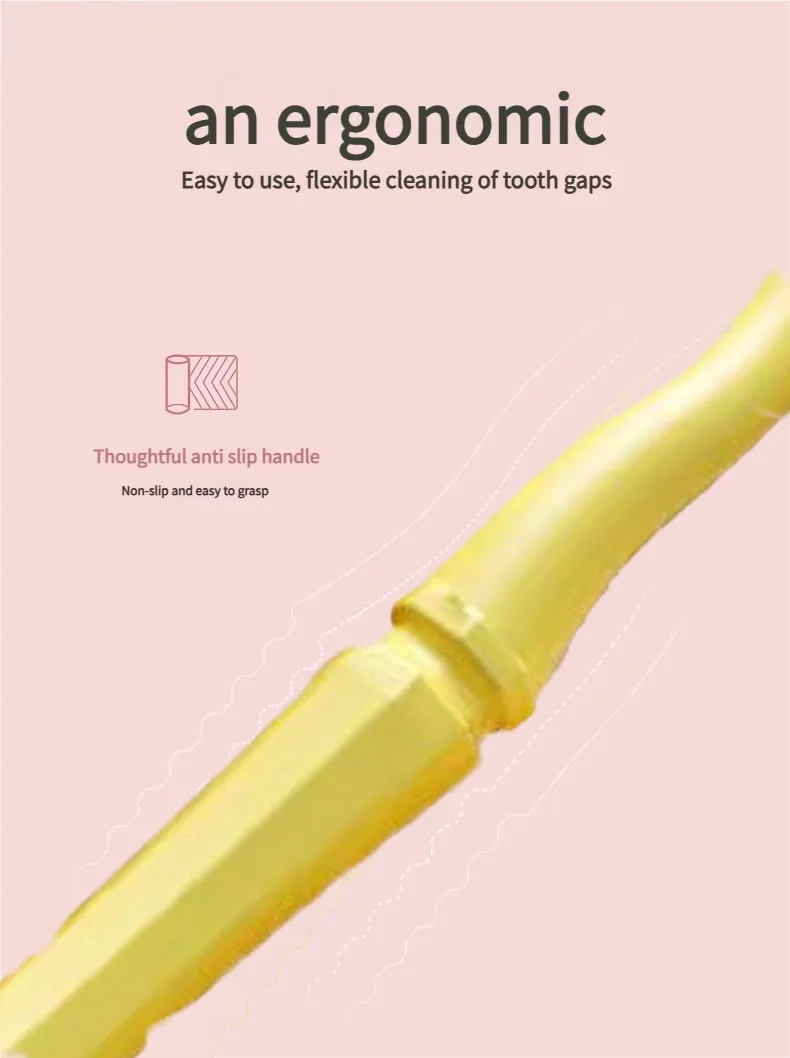 L-Shaped Interdental Brush Mini Portable Travel Toothbrush for Teeth Cleaning