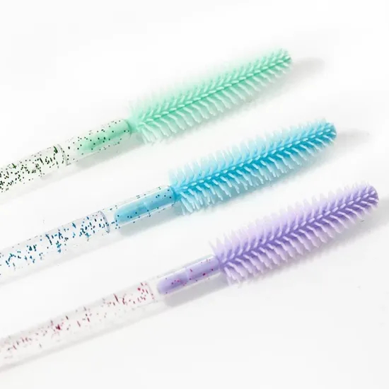 Hot Sale Disposable Private Label Eyebrow Eyelash Brush Mascara Brushes for Eyelash Mascara Wands 50PCS/Bag