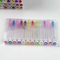 This Yellow Red Pink Short Mascara Cleanser Lash Extension Spoolie Brush Sets Keyring Eyelash Brush with Cap