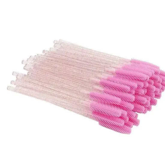 50 Pieces/Bag Lash Cleansing Brush, Makeup Brushes, Wholesale Disposable Mascara Wand Eyelash Brush