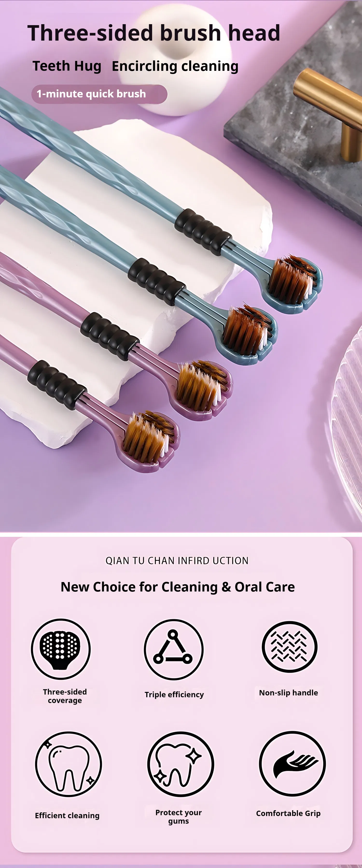 Soft Clean Deep Toothbrush Effectively High Quality Oral Care Teeth Brush Wholesale Cheap Adult Toothbrush Hygiene Products