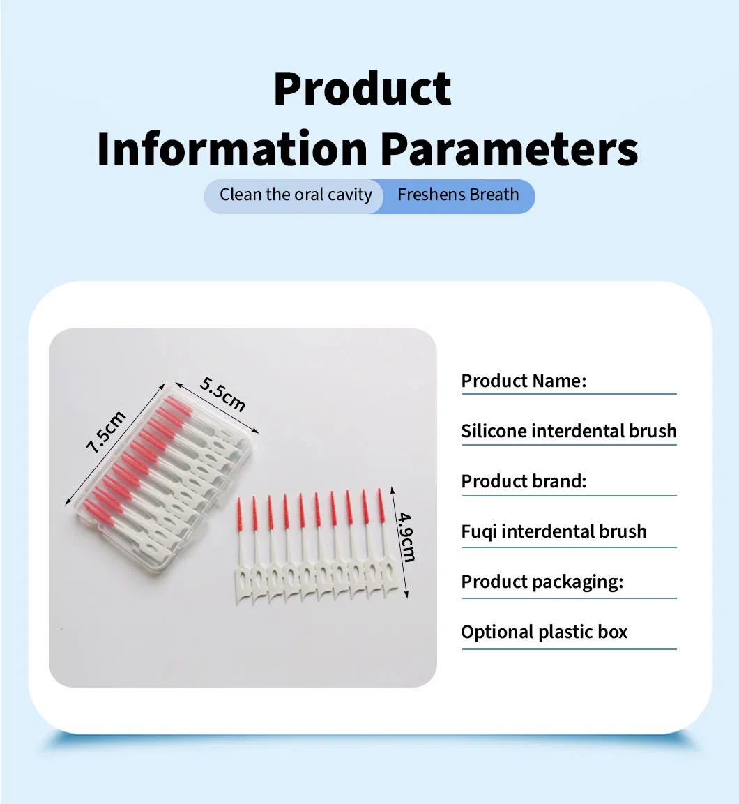 High Quality Disposable Dental Silicon Interdental Brushes