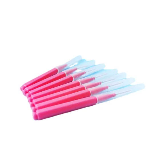 China Factory Supply Interdental Brush Soft Nylon Bristles Stainless Steel Wire