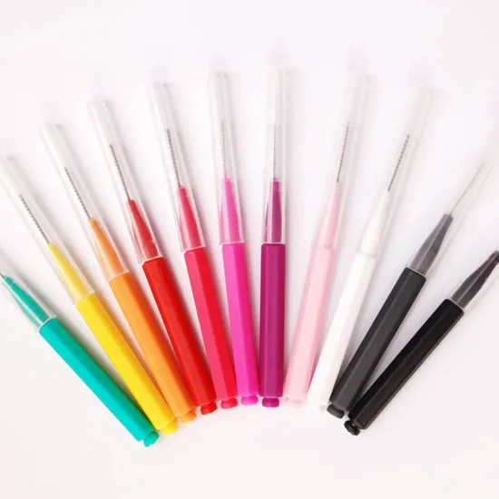 Portable Silicone Rubber Eco Cleaner Interdental Dental Lash Floss Eyelash Tooth Toothbrush Toothpick Orthodontic Tool Brush