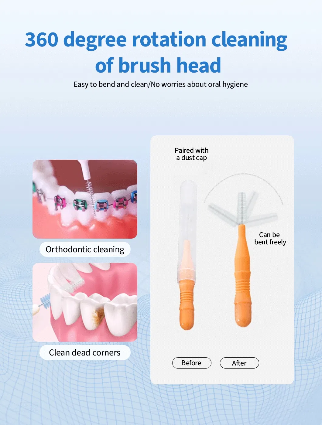 Dental Equipment Interdental Brush Mini Eye Lash Eyelash