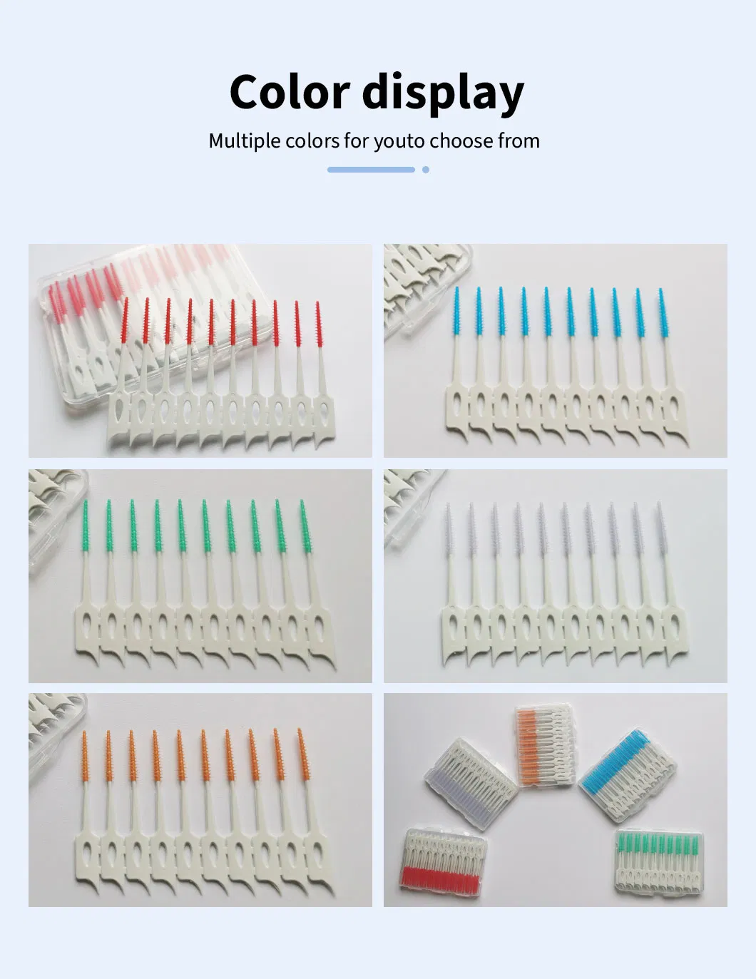 Good Quality Ergonomic Multi-Functional Portable Silicone Toothpick New Arrival Feature Clean