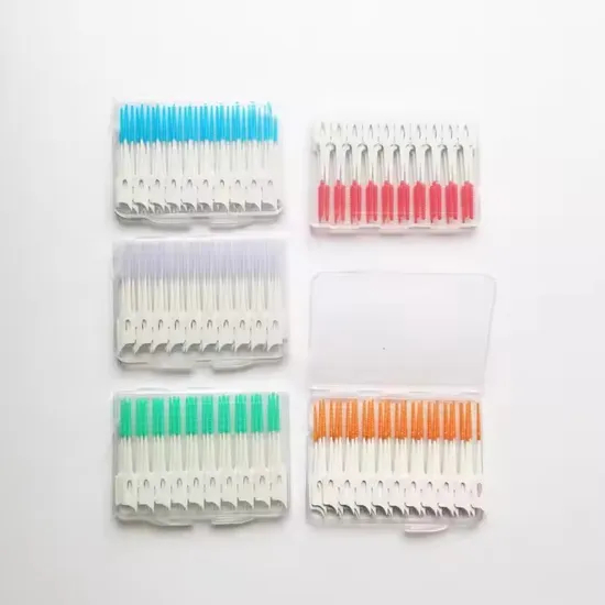 Factory Wholesale Dental Interspace Brush Soft Silicone Toothpick Gentle Oral Care Small Size Mini Interdental Brush OEM