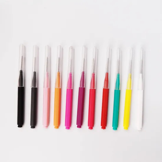 Oral Care Customized Color Logo OEM Label Ortho Teeth Flosser Orthodontic I Shape Interdental Brushes