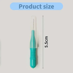 Slim Interspace Brush Tip Interdental Brush Conical Steel Wire Interdental Brush