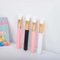 Stock Mousse Cleaning Brush for Beauty Eyelash Extensions Blackhead Removal Makeup with Flat Soft Bristles in Black Color