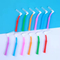 Custom Packaged Soft Toothpick Interdental Brush with PP Handle Oral Clean Adult Orthodontic Interdental Brushes