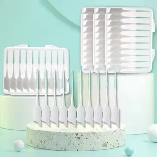 Factory Wholesale New Disposable Toothbrush Soft Silicone Interdental Brush Silicone Toothpick