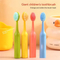 High Quality Food Grade Nano Silicone Baby Toothbrush for Kids Cleaning Tooth