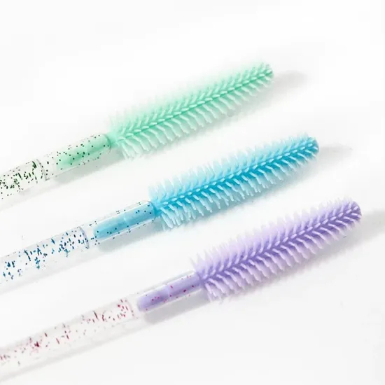Factory Promotion 50 PCS/Bag Lash Cleansing Brush Salon Lash Brush Wholesale Disposable Mascara Wand Eyelash Brush