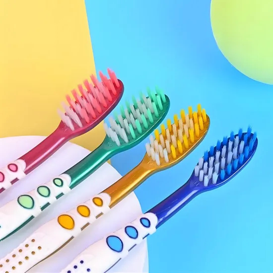 OEM Plastic Manual Toothbrush with Personalized Logo Package China Toothbrush Supplier Cepillo De Dientes