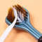Triple Sided Wrapped Soft Bristles Toothbrush for Adults Plastic Handle Three Heads Cleaning Dimension for Men Women for Travel