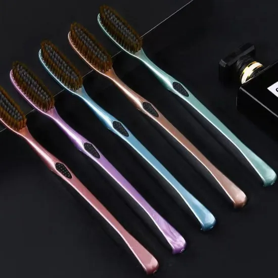 Luxury Toothbrush Flexible Head Adult Tooth Brush Customized Nylon Manual Adult Toothbrush