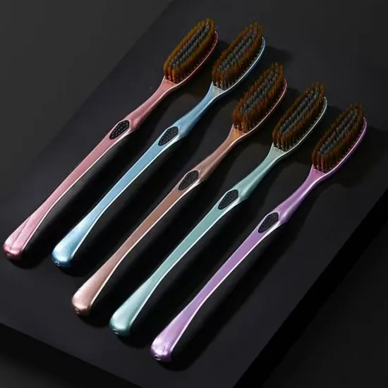 Ultra Soft Three Sided Toothbrush Manufacturer Deep Clean Triple Head Cepillo De Dient Extra Soft Toothbrush