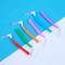 Dust-Proof Cap Disposable Interdental Cleaning Brush L-Type Travel Home Portable Toothing Interdental Brush