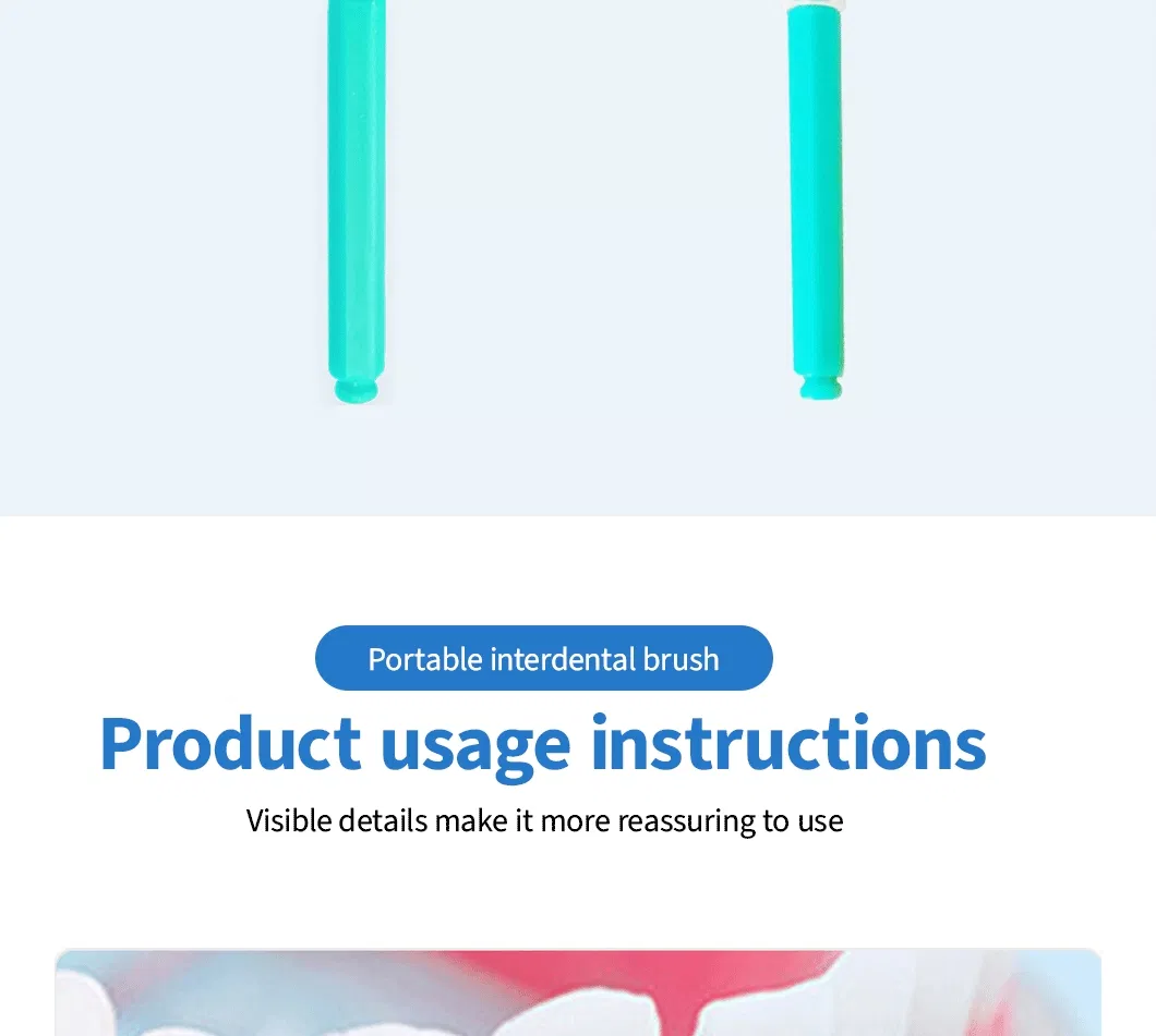 Disposable Interdental Brushes Durable Stainless Steel Wire Bulk Supply From China