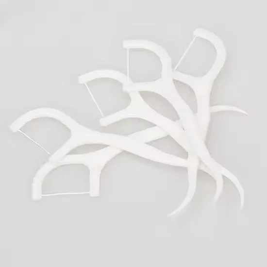 Eco Friendly Organic Tooth Flossing Sticker Flosser Organic Biodegradable Dental Floss Picks