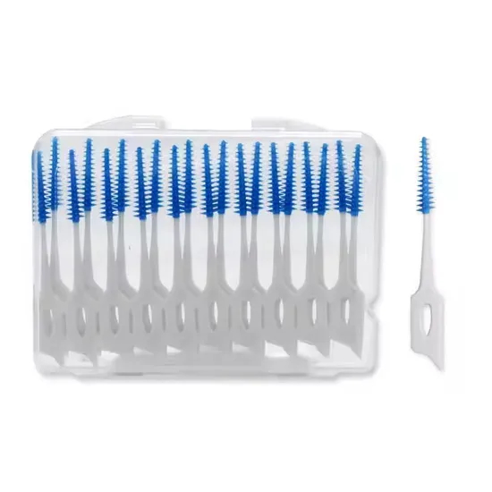 Customizable Disposable Interdental Brushes for Teeth Cleaning and Gum Health Silicone Toothpick