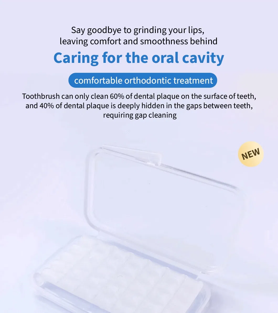 Gentle Interdental Brush Protection Wax Reduces Gum Bleeding and Improves Oral Hygiene
