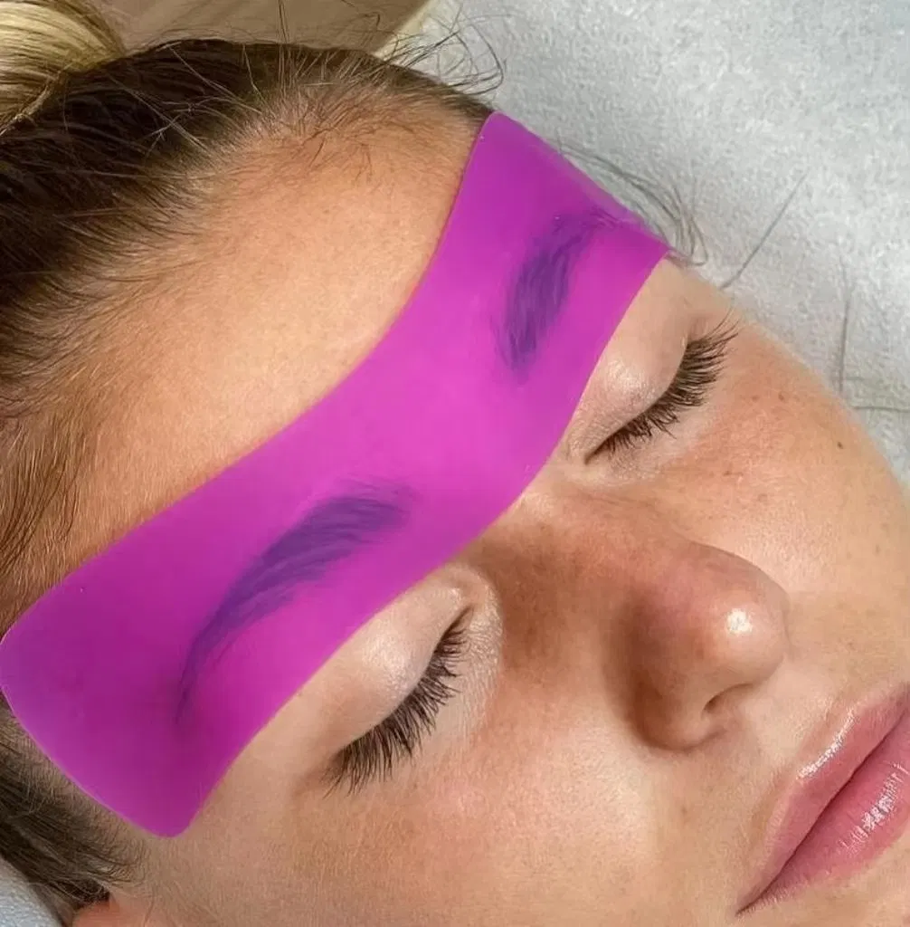 Reusable Brow Patch for Brow Lamination Silicone Patch Private Label Usable Brow Patch OEM Service Free Sample Beauty Products