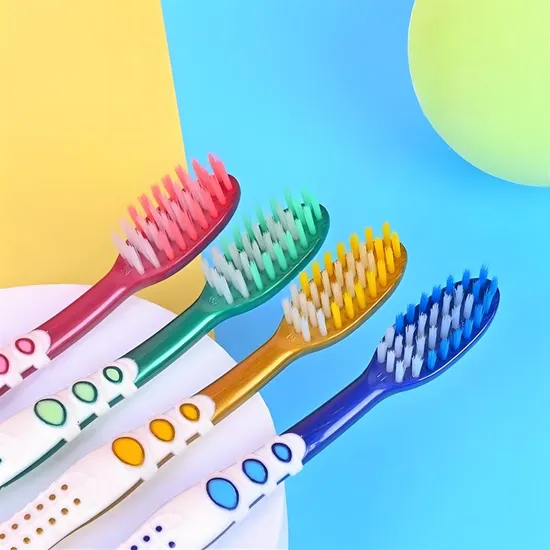 OEM Plastic Manual Toothbrush with Personalized Logo Package China Toothbrush Supplier Cepillo De Dientes
