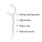 Factory Outlet Supply Bulk Pack Bamboo Floss for Oral Care and Orthodontic Floss Dental Floss Pick 50PCS