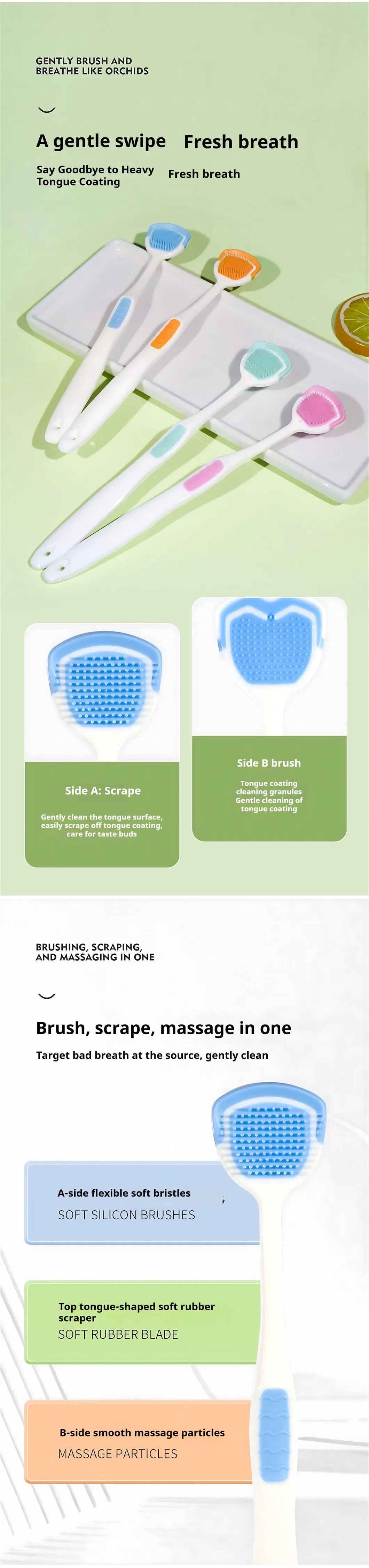 Premium Adult Slim Toothbrush with Soft Bristles Wide Head and PP Handle Single Pack and Wholesale Options for Household Use