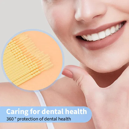 Personalized Custom Logo Smart Clear 60/100/300 Pieces Box Container Flexible Brushpick Plastic Toothpick Manufacturers