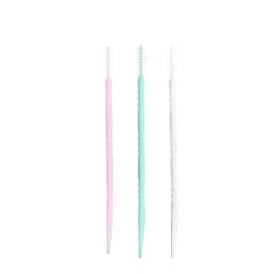 High Toughness Multicolor Fishbone Double-Ended Toothpick Cost-Effective Interdental Clean Feature Plastic