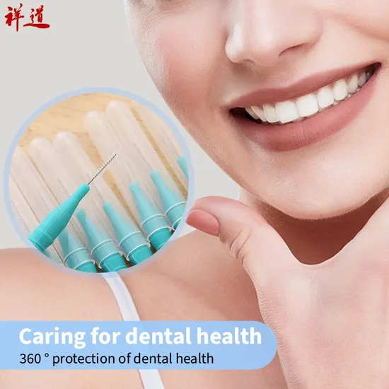 Multi-Angle Pagoda Brush for Deep Teeth Cleaning SGS Certified Pagoda Type Interdental Brush