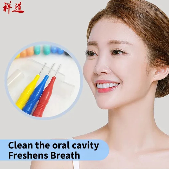 Orthodontic Cleaning Interdental Brush Pagoda Type Interdental Brush for Sale